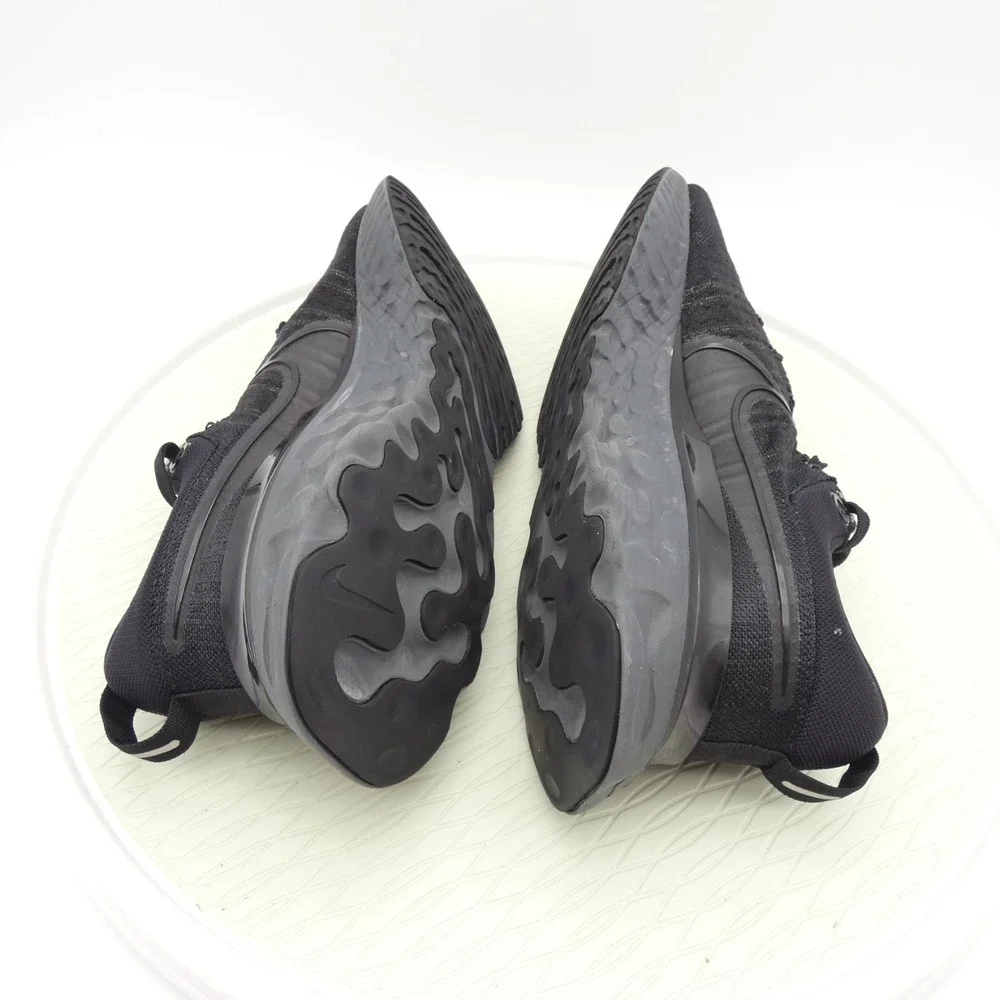 Nike React Infinity Run Flyknit 2 CT2357-003 Mens 12 Running Shoes Black Sneaker